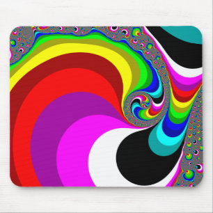 040 Obama - Fractal Art Mouse Pad