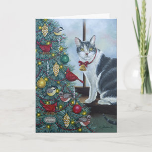 0417 Carte d'anniversaire pour les chats et les ar