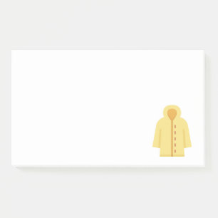 042-raincoat post-it notes