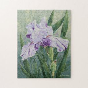 0440 Purple Iris Jigsaw Puzzle