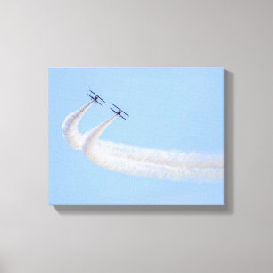 0457-Two Bi-Planes Canvas Print