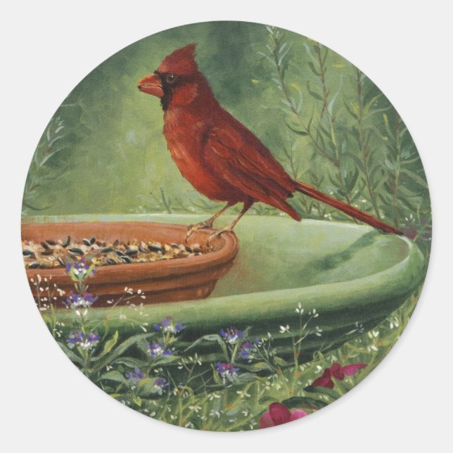 0487 Cardinal Stickers (Front)