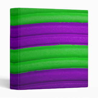 04 Green & Purple Rainbow 1" Avery Binder