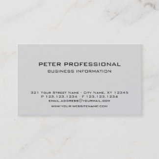 04 Modern Professional Business Card light grey