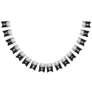 04of12 Baseball Themed Party Bunting Bunting Flags