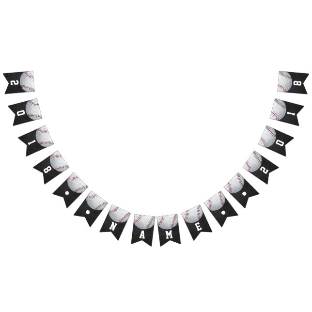 04of12 Baseball Themed Party Bunting Bunting Flags (All)