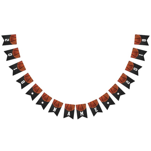 04of12 Basketball Themed Party Bunting Bunting Flags (All)