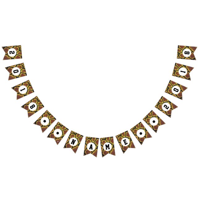 04of12 Snake Themed Party Decoration Bunting Flags (All)