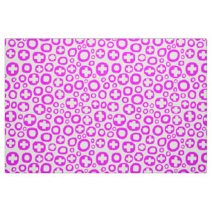050215 - Magenta on White Fabric