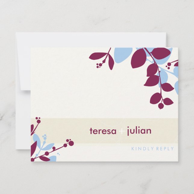 051-Tonya :: RÉPONSE RSVP CARTE PLATE (Devant)