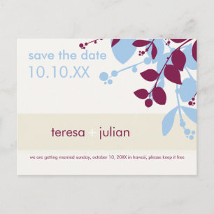 051 Tonya :: SAVE THE DATE :: native Announcement Postcard