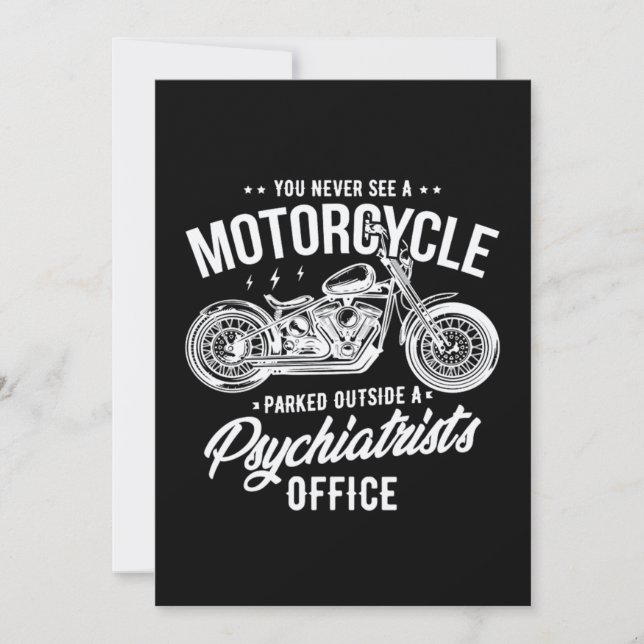 05.You Never See A Motorcycle Parked Outside A Psy Save The Date (Front)