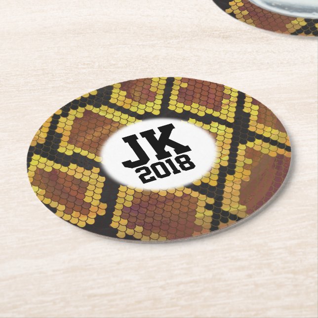 05of12 Custom Snake Party Coasters (Angled)