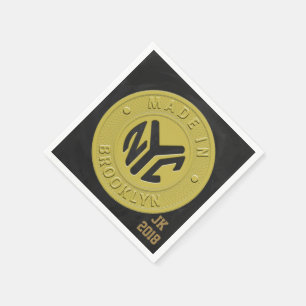 06of12 Brooklyn Token Themed Napkins