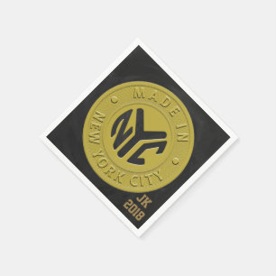 06of12 New York Token Themed Napkins