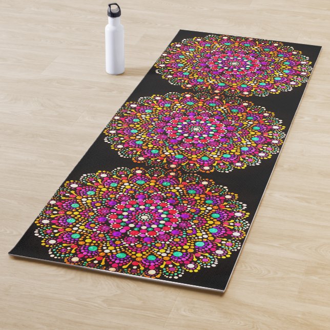 073 - Knitting Mandala Yoga Mat (In Situ)