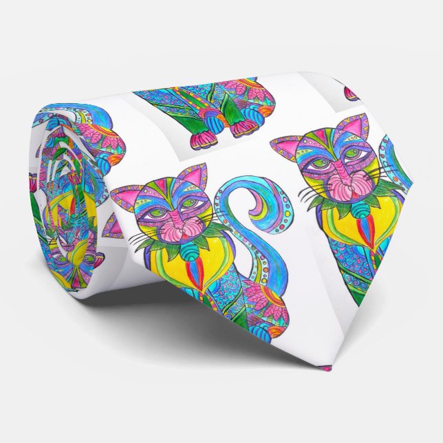 074 - Alebrije Cravate de chat (Roulé)