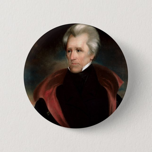 07 Andrew Jackson 2 Inch Round Button (Front)