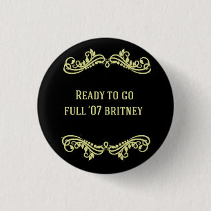 07 Britney 1 Inch Round Button
