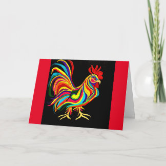 07 - Carte de vœux Coq