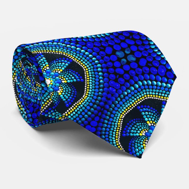 082 - Universe Mandala Tie (Rolled)