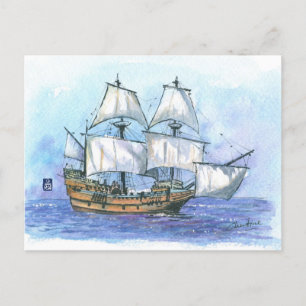 (087) Mayflower II Postcard