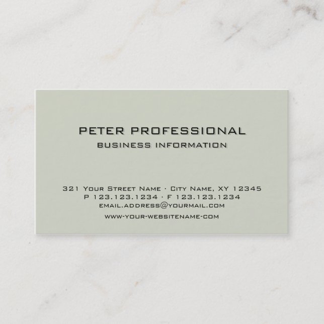 08 Modern Professional Business Card colour reed (Front)