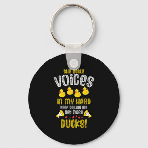 08.Rubber duck for a Duck Lovers Keychain