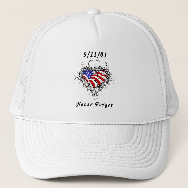 09/11/01 Never Forget   Trucker Hat (Front)