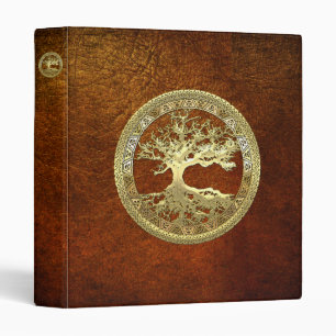 [09] Golden Celtic Tree of Life Binder