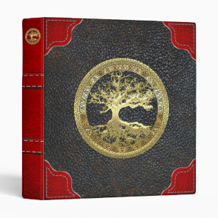 [09] Golden Celtic Tree of Life Binder