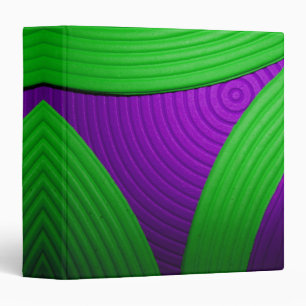 09 Green & Purple 1.5" Avery Binder