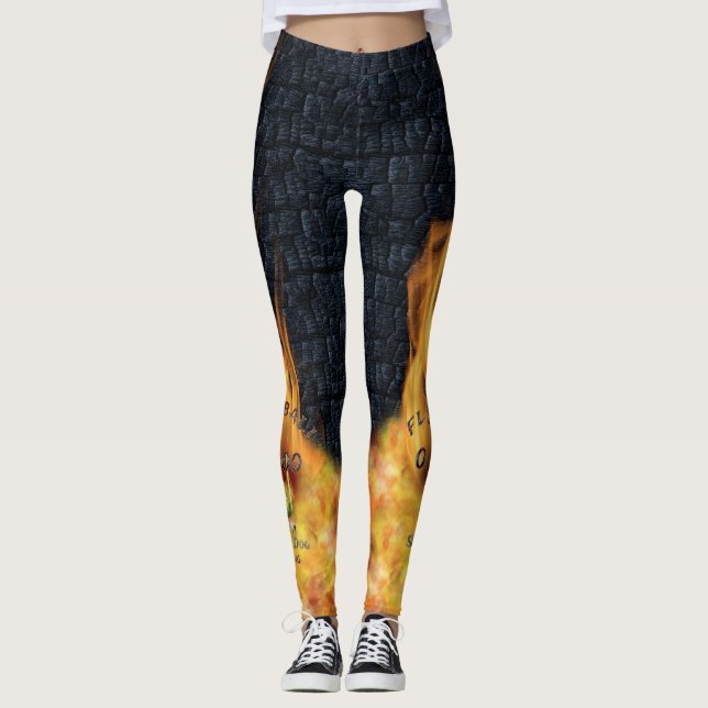 0.000 Flyball Flamz: It’s A Start Dog Thing! Leggings (Front)