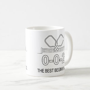 0-0-2 La Meilleure tasse de pickleball en salle
