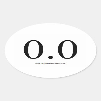 0.0 Miles Oval Sticker