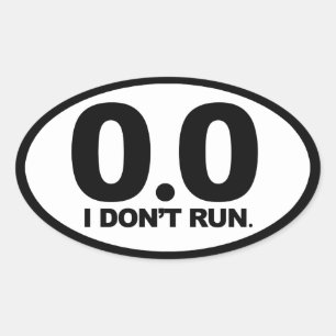 0.0 OVAL STICKER