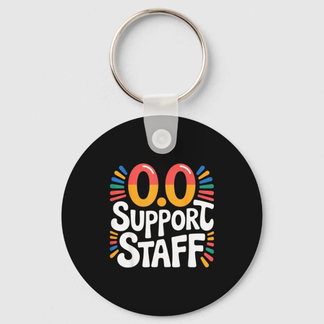 0.0 Suprt Staff Marathon Cheer Squad -  Keychain (Front)