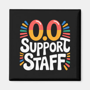 0.0 Suprt Staff Marathon Cheer Squad -  Magnet