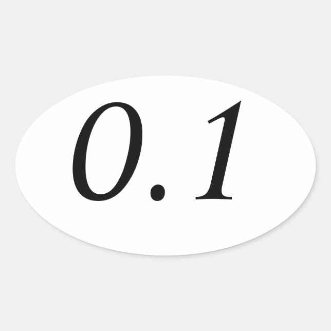 0.1 Sticker ovale (Devant)