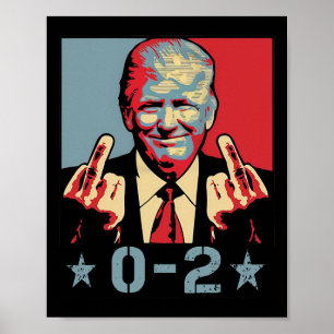 0 2 Funny Trump 2024 Trump 2024 Win Victory Winner Poster