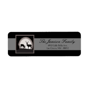 0,75 po x 2,25 po Adresse de retour Label Hunters 