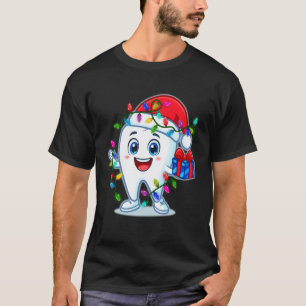 0 Dental Squad Christmas Santa Tooth Dentist Funny T-Shirt
