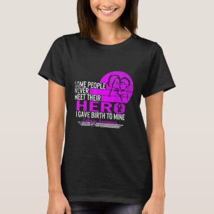 0 Epilepsy Awareness Hero Seizure Mother Of Epilep T-Shirt