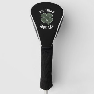 0 Irish 100 Loa Shamrock Golf Head Cover