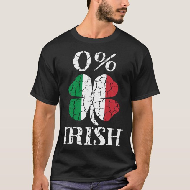 0 Irish Irish St Patrick s Day Shamrock Pattys Iri T-Shirt (Front)
