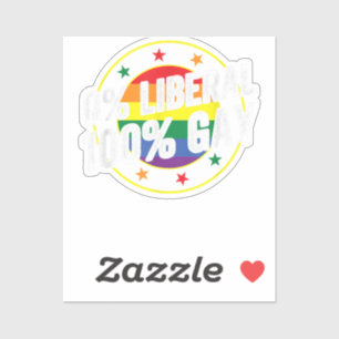0 Liberal 100  Gay LGBT Design for Conservatives
