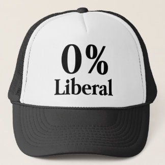 0% Liberal Trucker Hat