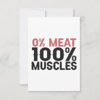 0 meat 100 muscles Funny Fitness Gym Sport Lovers