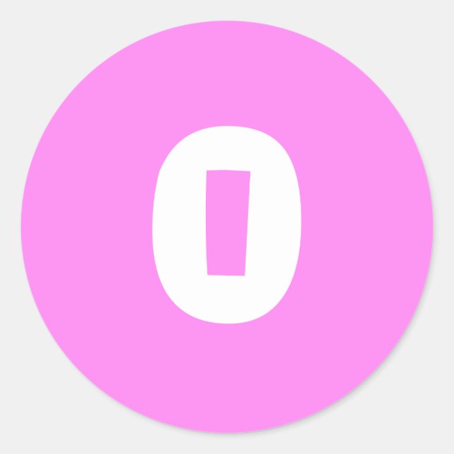 0 Small Round Violet Stickers by Janz (Front)
