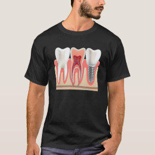 0 Teeth Hygiene Dental Assistant Hygienist Cool De T-Shirt